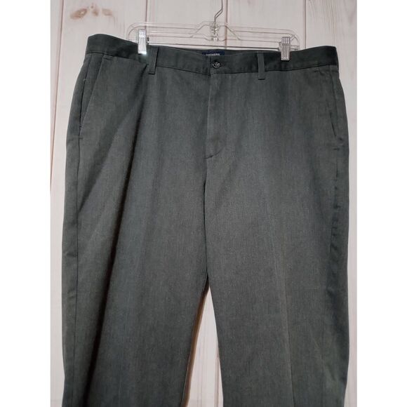 Dockers Pants Men's 40 29 Gray Pleated - Picture 3 of 6